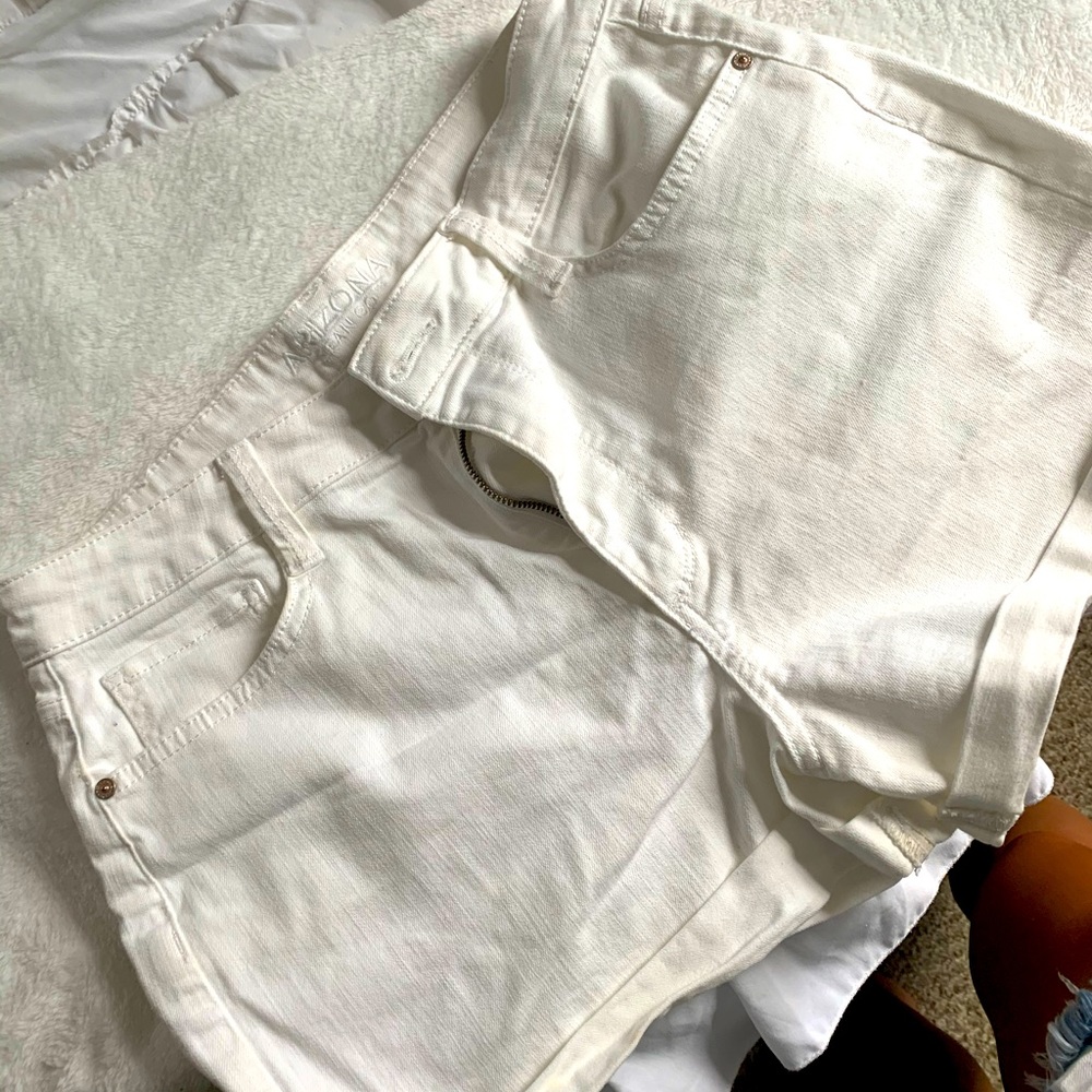 White Arizona Jean Shorts